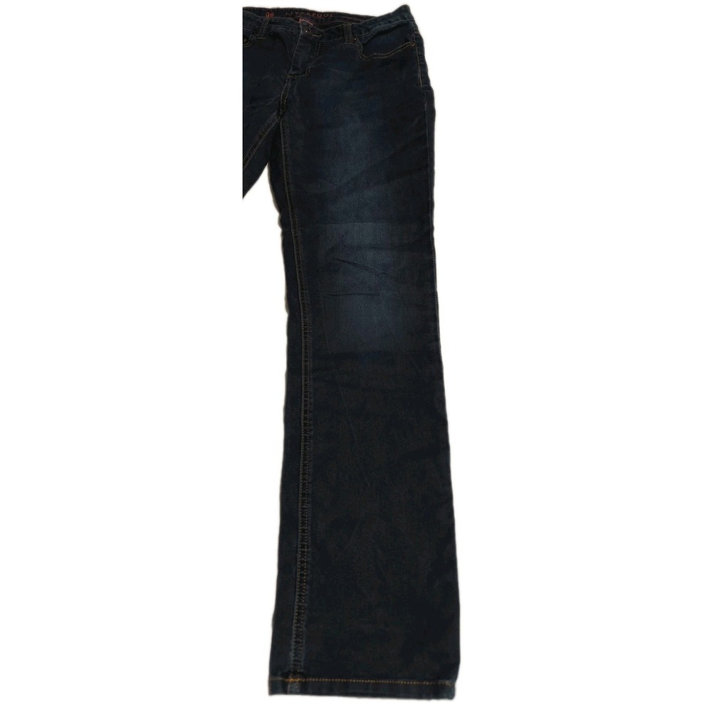 Liverpool Sadie Straight Jeans Womens 10 Dark Wash Stretch Mid Rise Denim - Picture 3 of 7